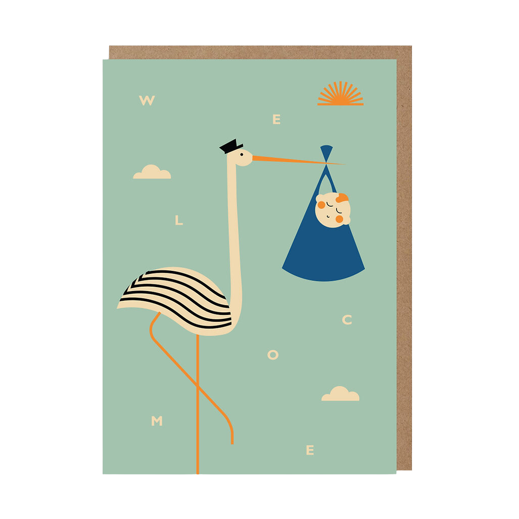 Welcome Baby Boy Card