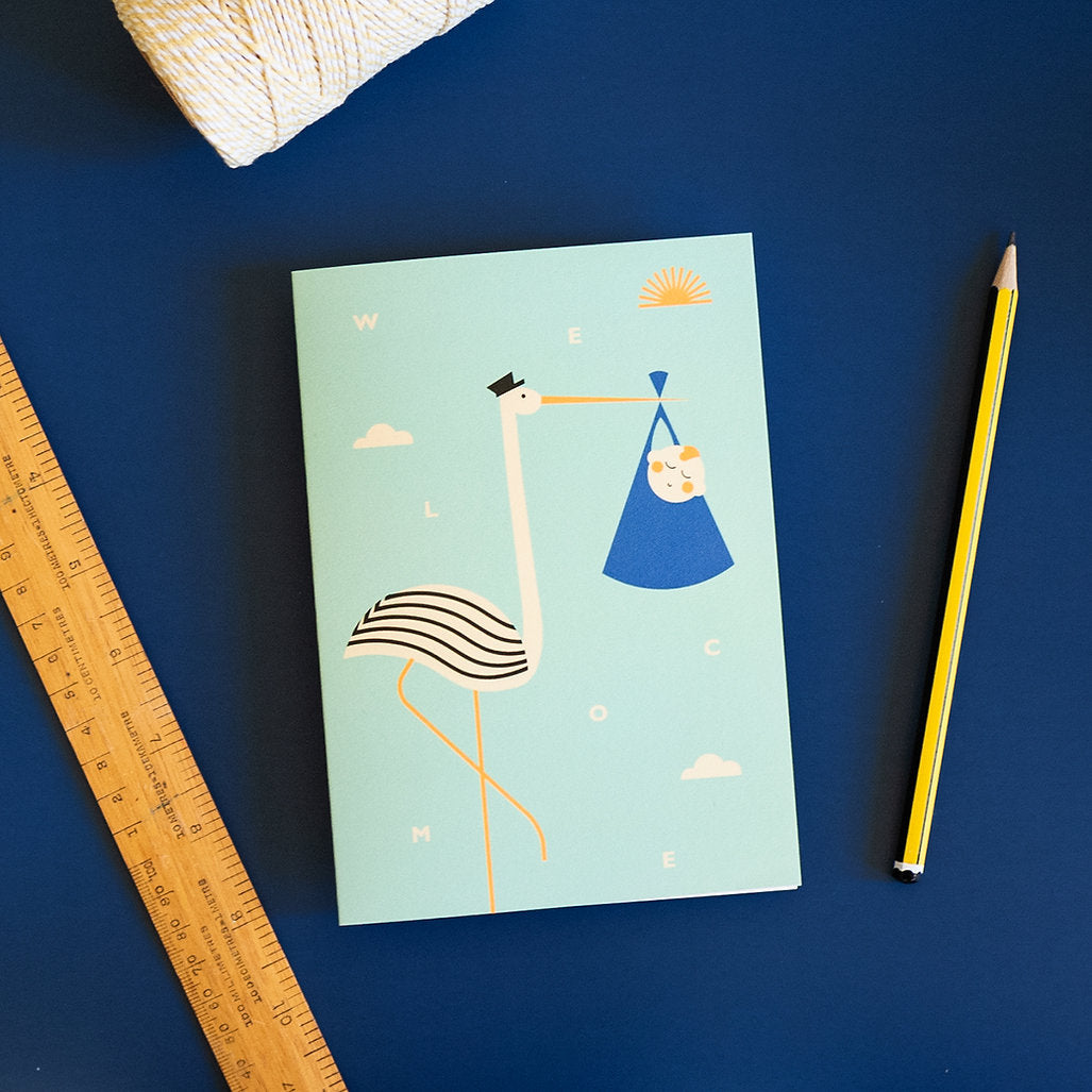 Welcome Baby Boy Card