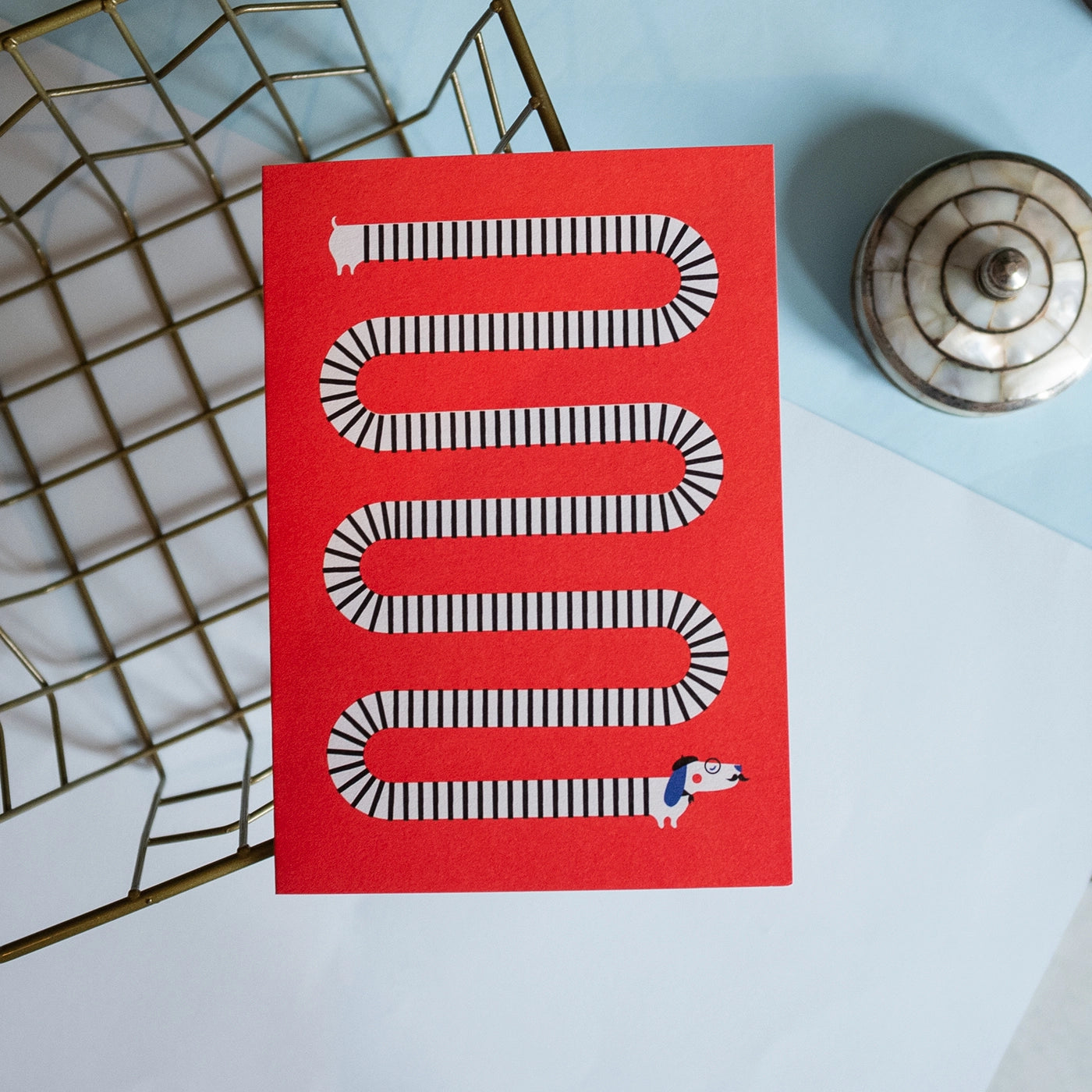 It's Been A Long Time Sausage Dog Card