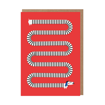 It's Been A Long Time Sausage Dog Card